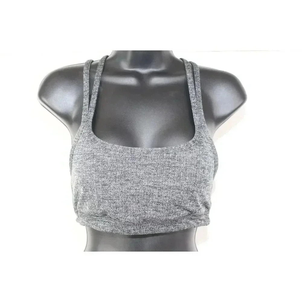 ATHLETA ladies gray sport bra size XS